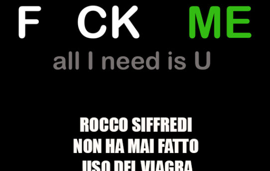 Rocco Siffredi non ha  mai fatto uso del viagra