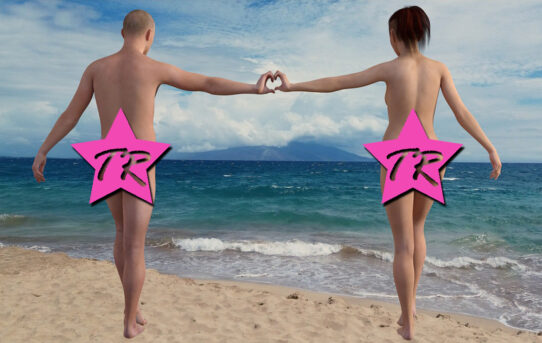Una giornata in spiaggia per nudisti